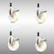 Service Caster 5 Inch 316SS Nylon Wheel Swivel 7/8 Inch Expanding Stem Caster Set Lock Brake SCC-SS316TTLEX20S514-NYS-78-4 - alternate 4